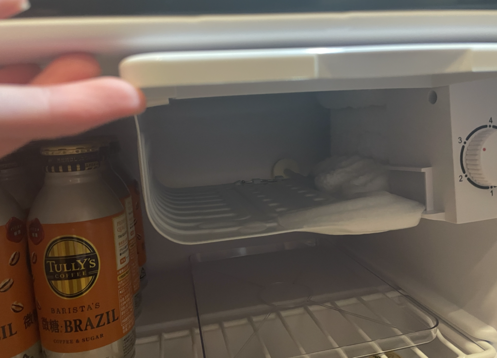 ミニ冷蔵庫の冷凍スポット